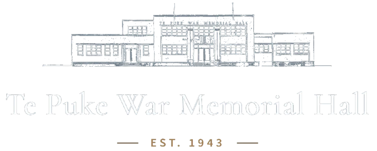 Te puke war memorial logo rev